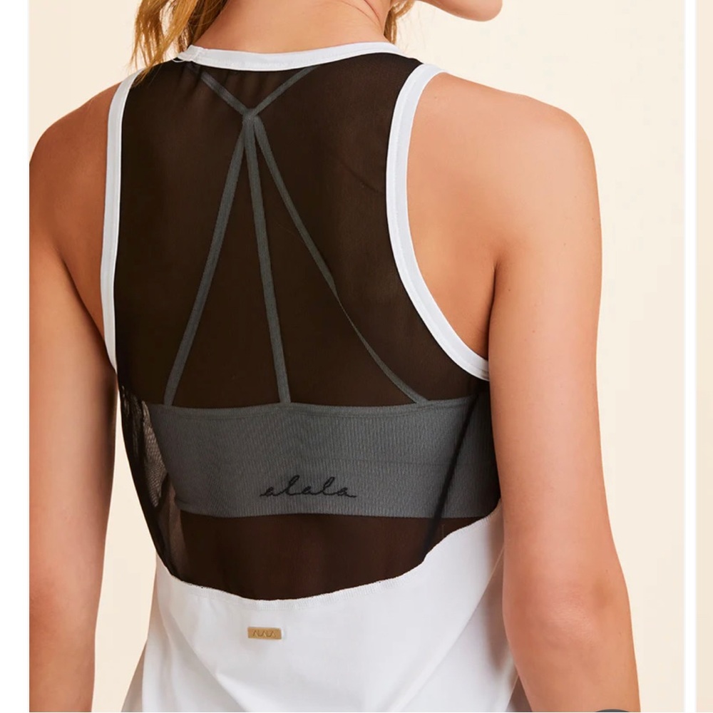Luxury mesh combo workout top - female founded + run